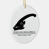 Parasaurolophus Skull Keramisch Ornament (Rechts)