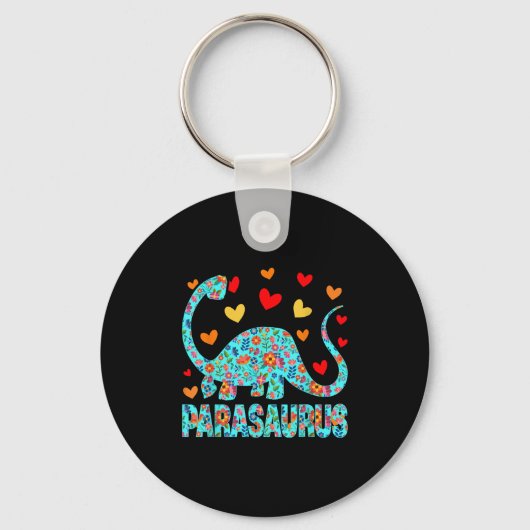 Parasaurus Paraprofessional Paraeducator Dinosaur  Sleutelhanger (Voorkant)