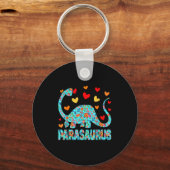 Parasaurus Paraprofessional Paraeducator Dinosaur  Sleutelhanger (Voorkant)