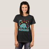 Parasaurus Paraprofessional Paraeducator Dinosaur T-shirt (Voorkant volledig)