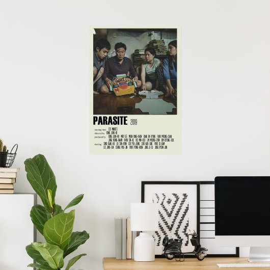 Parasiet Alternative Art Movie Large 2 Poster (Thuiskantoor)