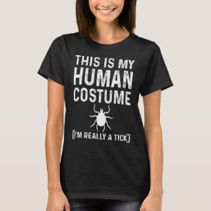 Parasieten en kruiderijen met dik kostuum t-shirt