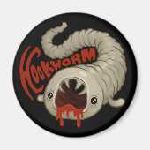 PARASIETEN: Haakworm (Necator) Magneet (Voorkant)