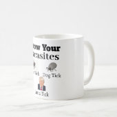 Parasieten koffie Mok (Voorkant rechts)