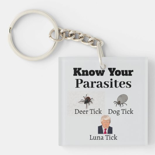 Parasieten Sleutelhanger (voorkant)