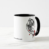 Parasitische Chestburster Mok (Voorkant rechts)