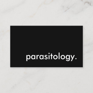 parasitologie visitekaartje