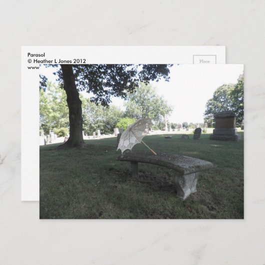 Parasol Briefkaart (Voorkant / Achterkant)