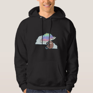 Parasol luiaard gemonteerd hoodie
