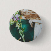 Parasol mushroom, Swedish Archipelago, Sweden Ronde Button 3,2 Cm (Voorkant)