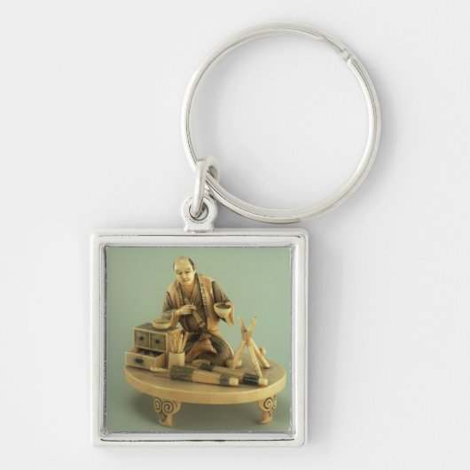 Parasolmaker, Okinomo, Edo-periode Sleutelhanger (Voorkant)