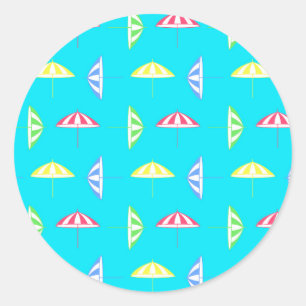 Parasolpatroon Ronde Sticker