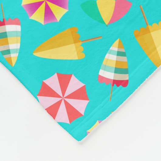 parasols fleece deken (Hoek)