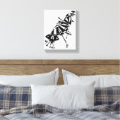 Parasols Parasols Parasols Illustratie inkt kunst Canvas Afdruk (Insitu (Slaapkamer))