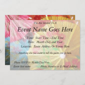 Parasols van  partijen kaart (Voorkant / Achterkant)