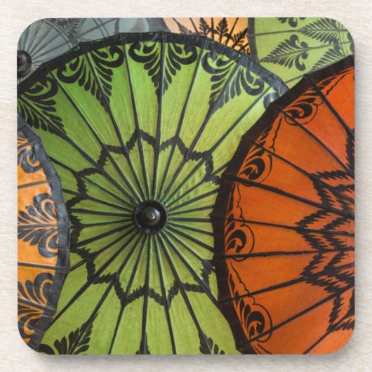 parasols voor verkoop, bagan, myanmar bier onderzetter (Voorkant)