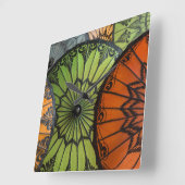 parasols voor verkoop, bagan, myanmar vierkante klok (Hoek)