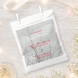 Parastas gift bags red bedankzakje