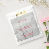 Parastas gift bags red bedankzakje (Gezegeld)