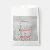 Parastas gift bags red bedankzakje (Voorkant)