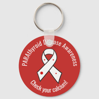 Parathyroïd Disease Awareness Ribbon Sleutelhanger