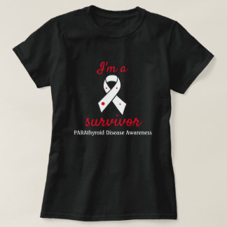 Parathyroïdziekte Overlevingsvoorlichting Ribbon T-shirt