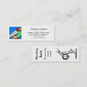 Paratime bladwijzer mini visitekaartje (Voorkant / Achterkant)