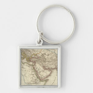 Paratlas-kaart Sleutelhanger