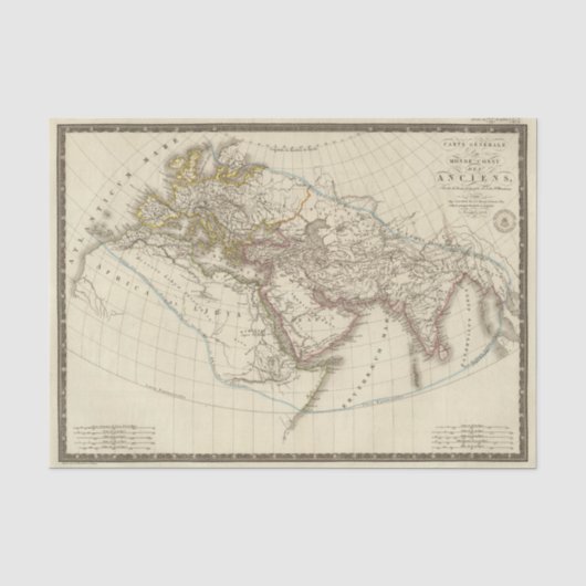 Paratlas-kaart Tissuepapier (Voorkant)