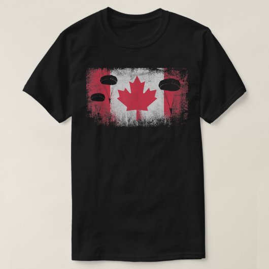 Paratrooper Canada Flag Airborne Infanter T-shirt (Design voorkant)