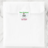 Paratrooper HOLIDAY Ronde Sticker (Tas)
