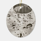  paratrooper in de Sky Keramisch Ornament (Links)