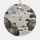 Paratrooper Landing Keramisch Ornament (Voorkant)