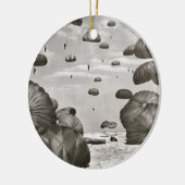 Paratrooper Landing Keramisch Ornament (Links)