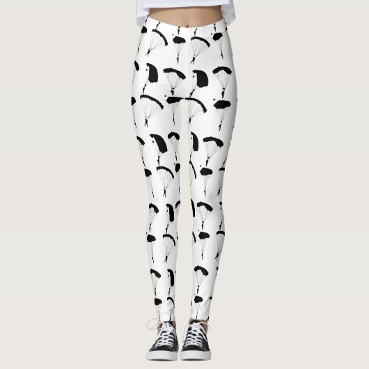 Paratrooper Parachute Skydiver Leggings (Voorkant)