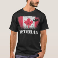 Paratrooper Veteran Canada Flag Airborne