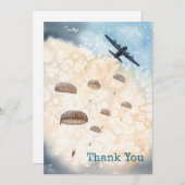 Paratroopers Bedankkaart (Voorkant / Achterkant)