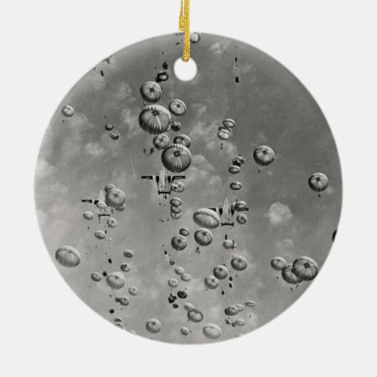 Paratroopers in de Sky Ornament (Achterkant)