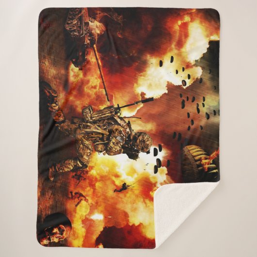 PARATROOPERS VAN DE APOCALYPS SHERPA DEKEN (Voorkant)