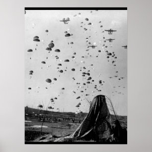 Paratroopers van het 187e Afbeelding uit de RCT_Wa Poster