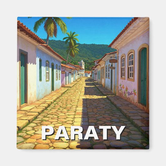 Paraty Brazilië Reizen Magneet (Voorkant)