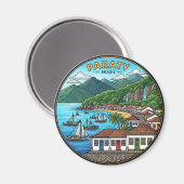 Paraty Brazilië Reizen Magneet (Voorkant / Achterkant)