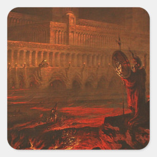 Parau na de Varua ino (woorden van de duivel), 189 Vierkante Sticker