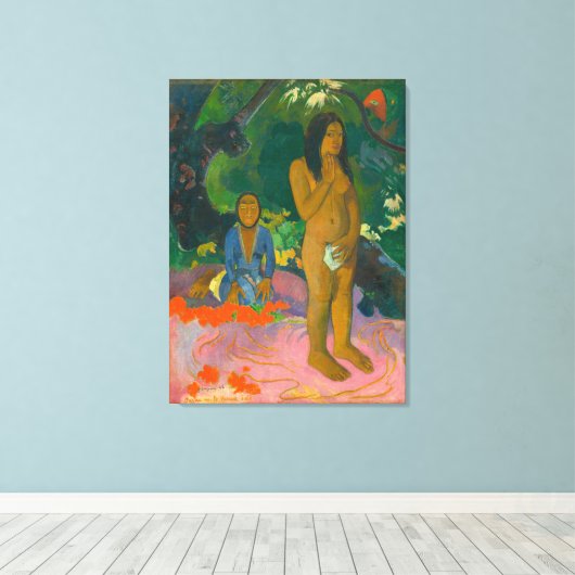 Parau na te Varua ino Canvas Afdruk (Insitu (Houten vloer))