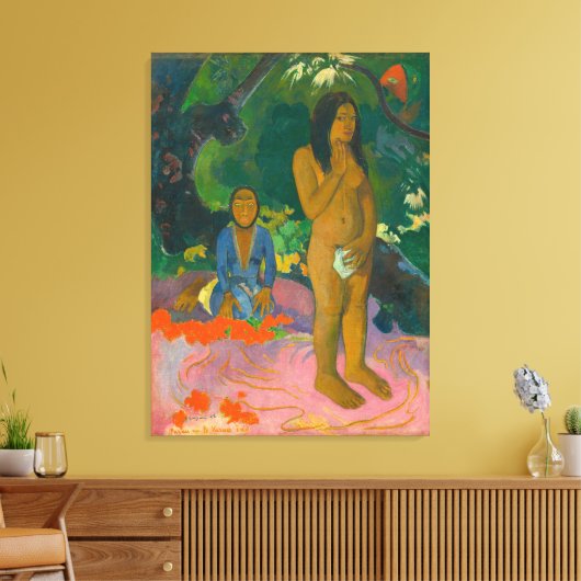 Parau na te Varua ino Canvas Afdruk (Insitu (Woonkamer))