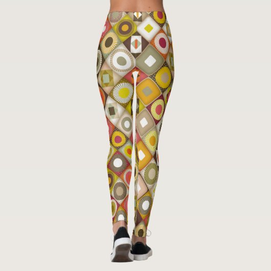 parava retro diagonaal leggings (Achterkant)