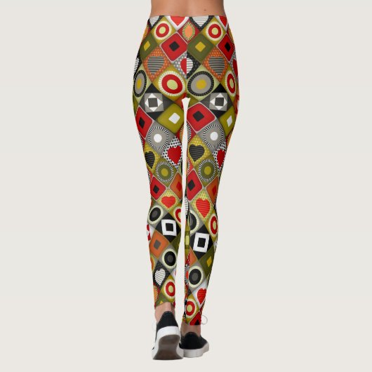 paravestische diamant leggings (Achterkant)