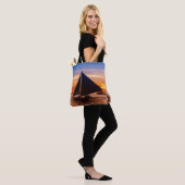 Paraw Sailing op zonsondergang |Phillipines Tote Bag (Op model)