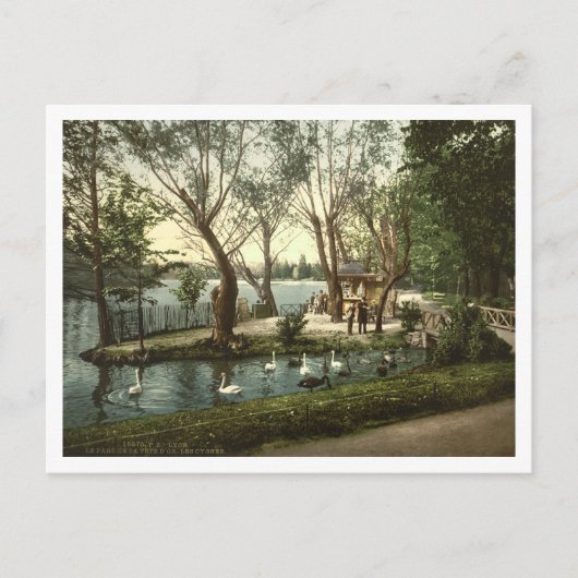 Parc de la Tête d'Or, Lyon, Frankrijk Briefkaart (Voorkant)