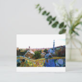 Parc Guell, Barcelona, Spanje Briefkaart (Staand voorkant)